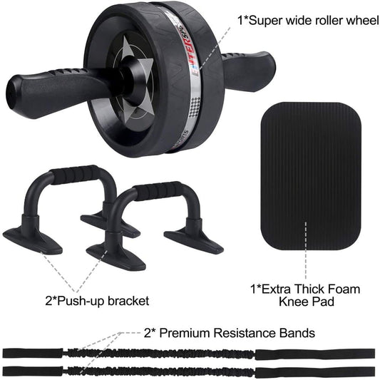 6-in-1 Abdominal Roller Set